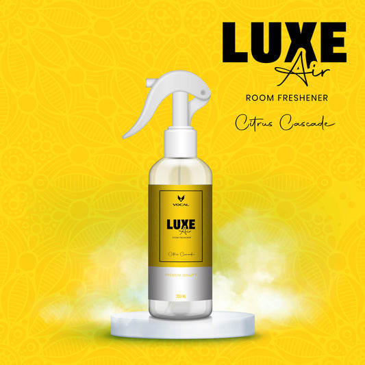 LUXE Air Room Freshener - Citrus Cascade (200ml) - Freshen & Fragrance Your Home